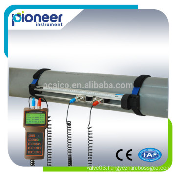 Handheld portable ultrasonic flowmeter